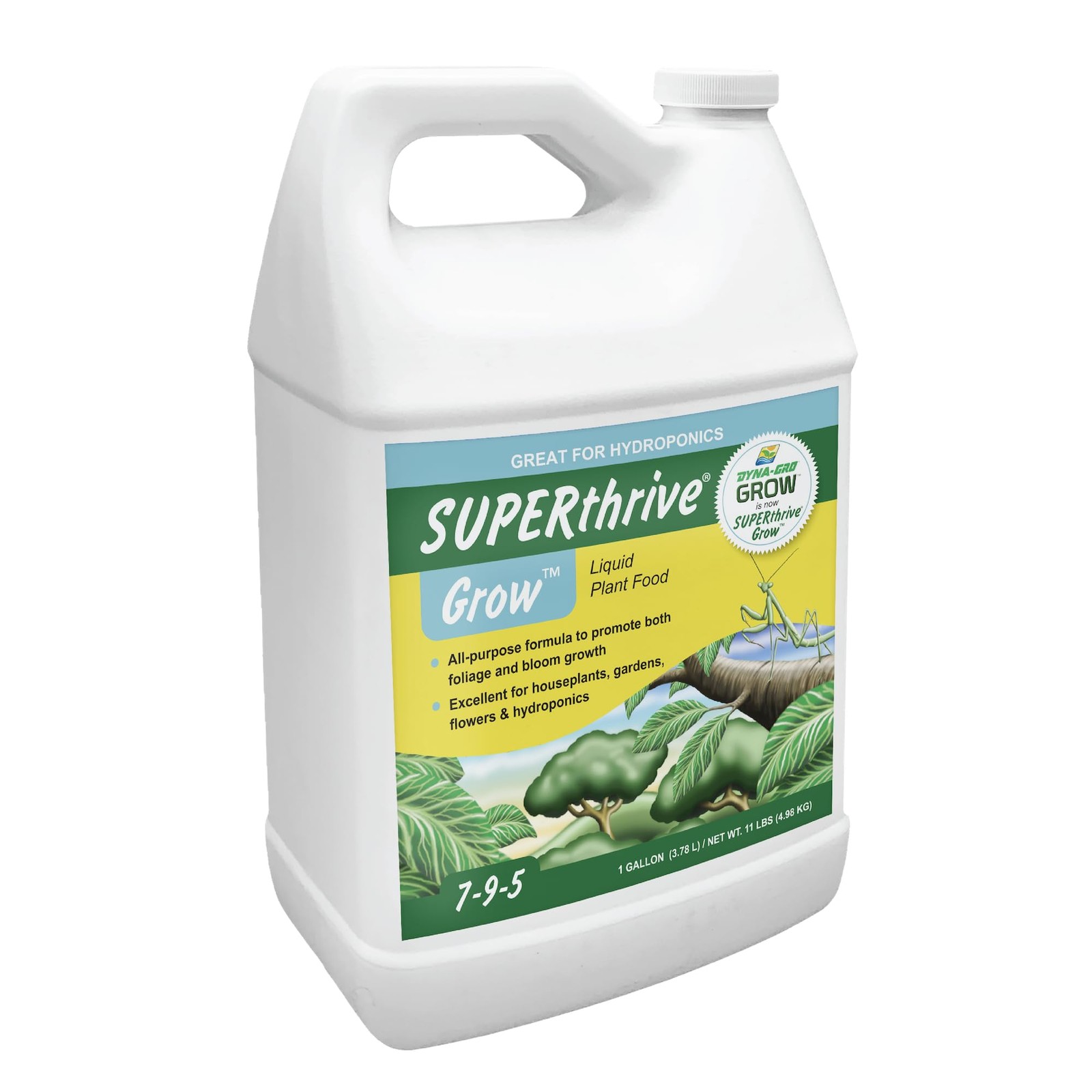 719005 Gro-100 Grow 7-9-5, 1-Gallon Plant Food, 1 Gallon, 1 Gal