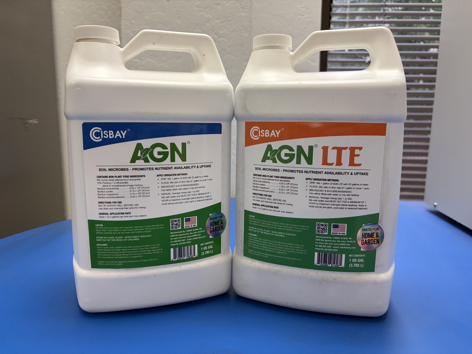 CISBAY AGN and LTE Soil Microbes Enhance nutrient for plants 2 gallon