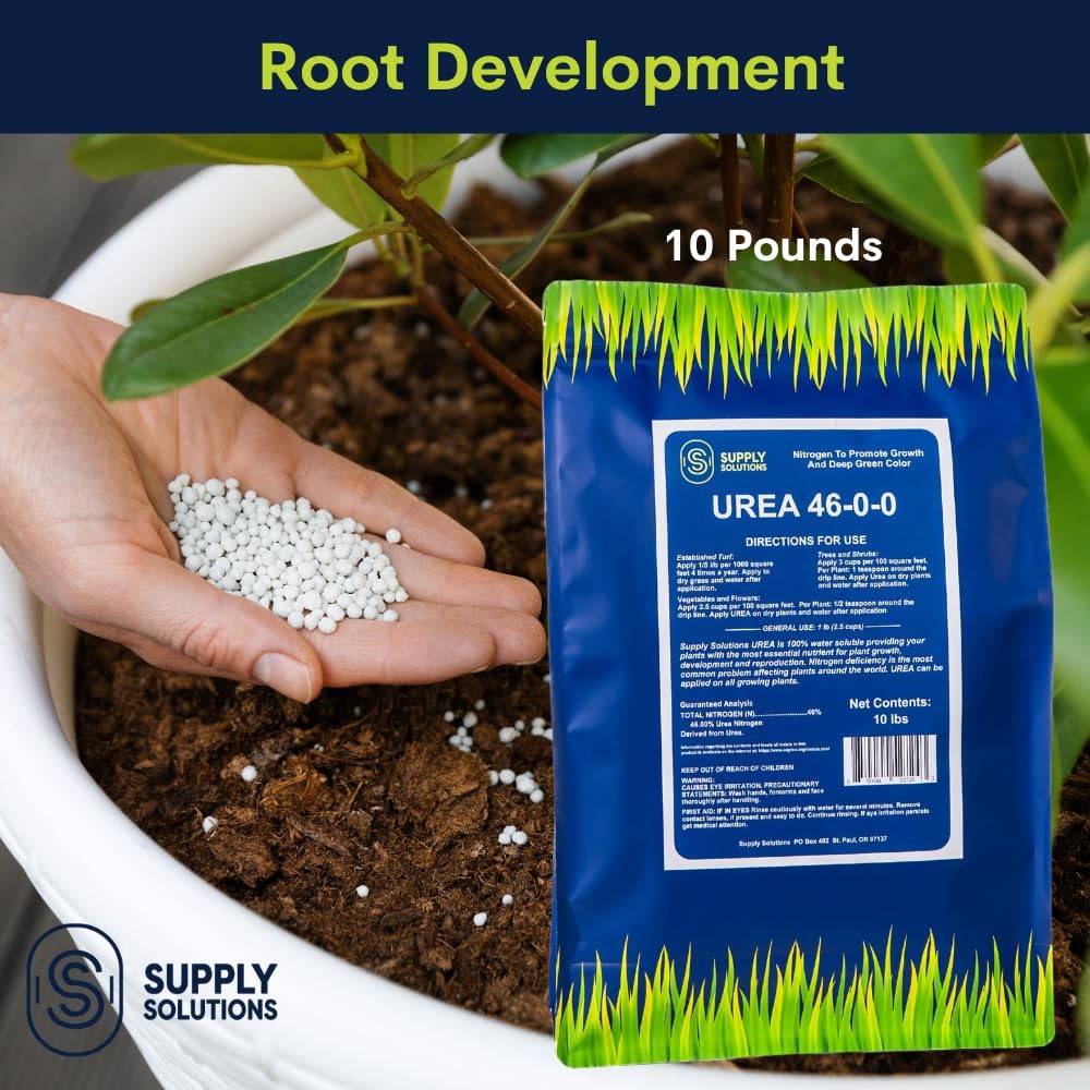 Urea 46-0-0 Nitrogen Fertilizer to Stimulate Lush Growth and Deep Green Color
