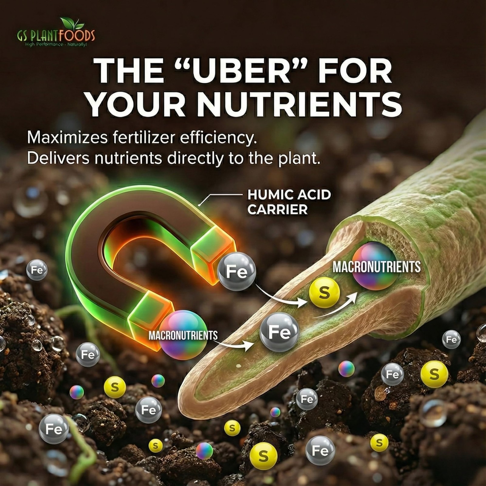 Humic Acid Soil Amendment – Leonardite-Derived Liquid Concentrate for Improve…