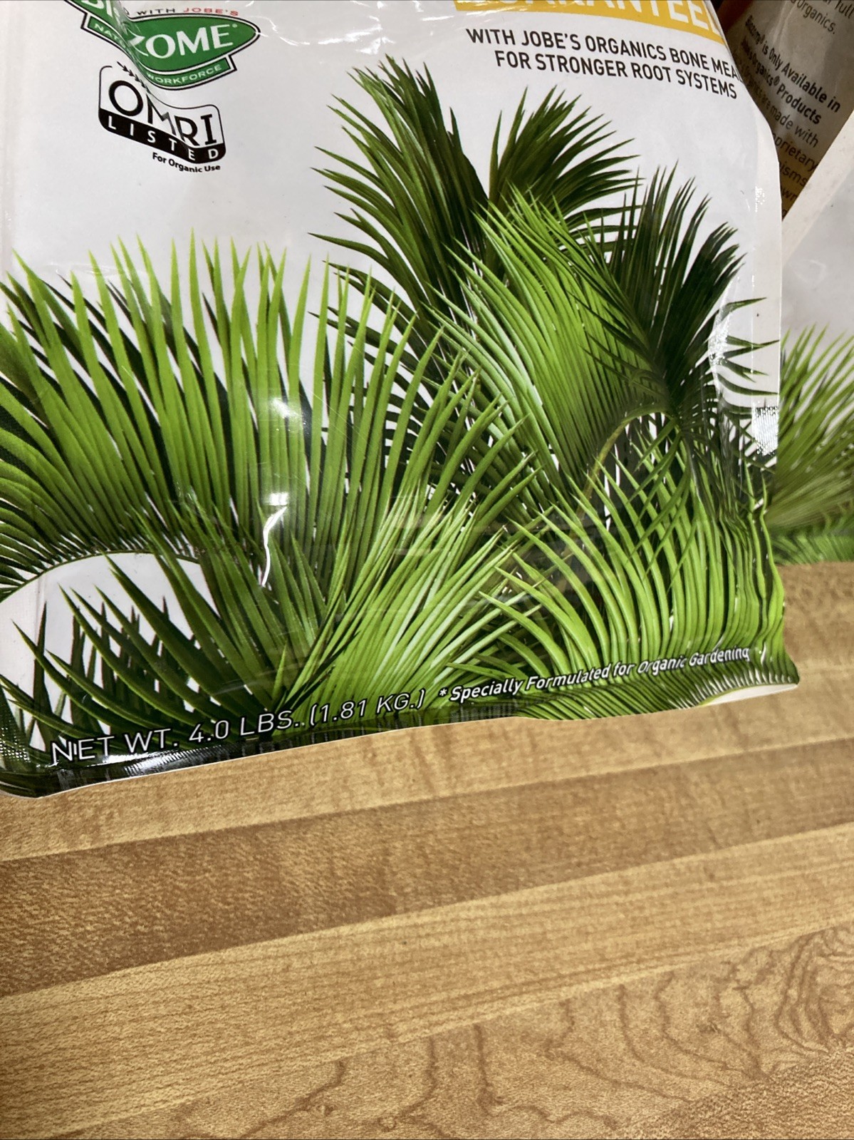 2 Pack Jobe’s Organics Granules Palm Plant Food 4 lb. Each New