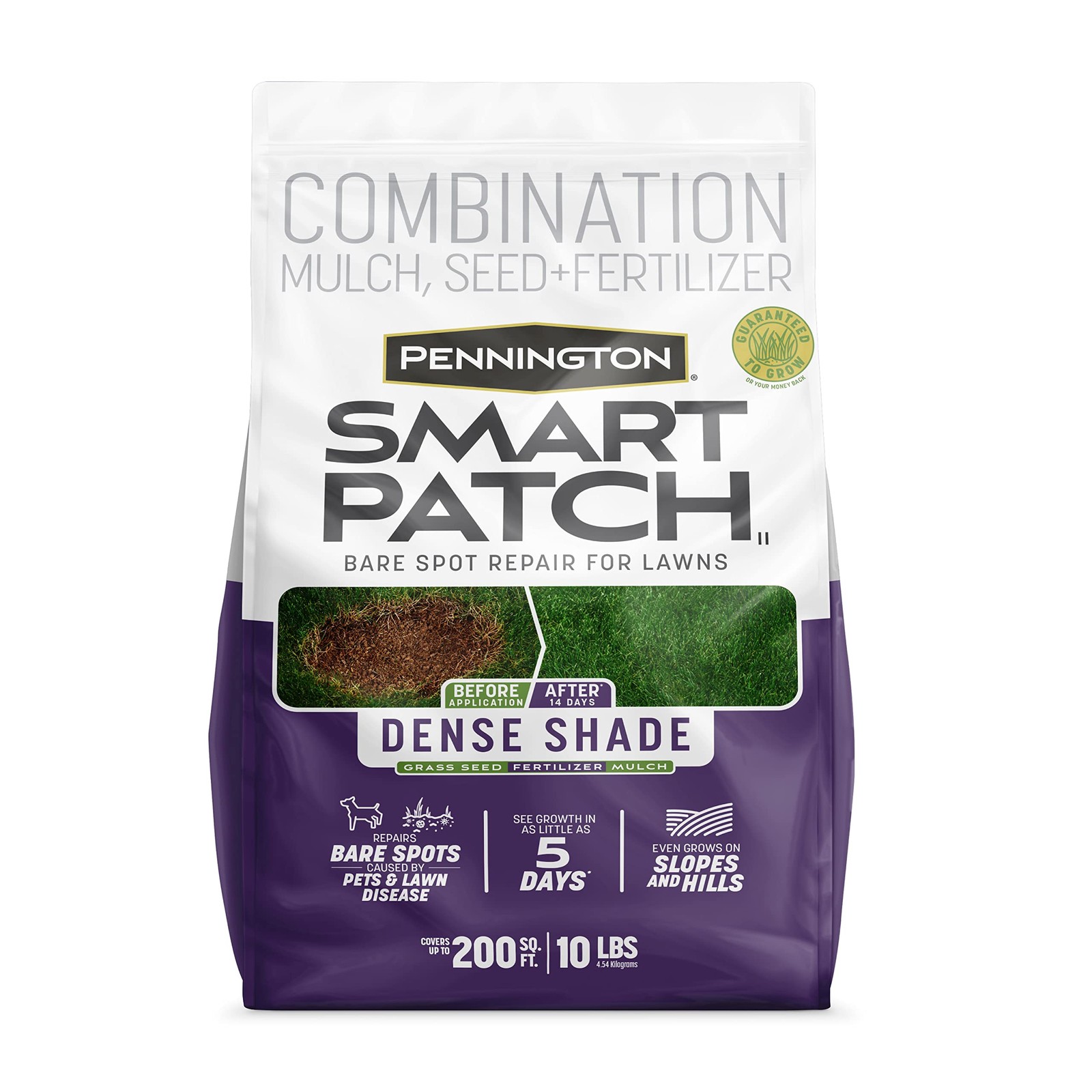 Smart Seed 10 lb Green Fertilizer and Mulch for Lawn Repair Tackifier Mix