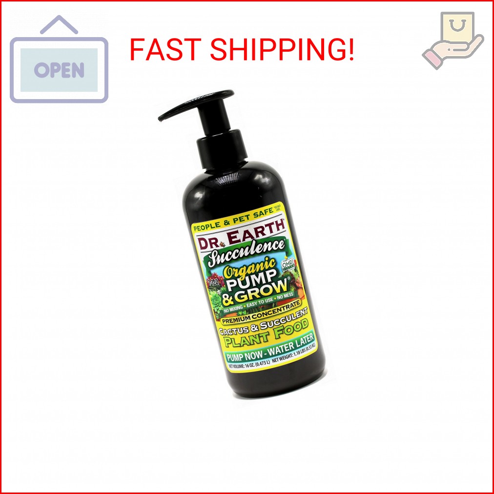 Dr. Earth 1064 Organic & Natural Pump & Grow Root Gold Starter Food 8 oz, Yellow