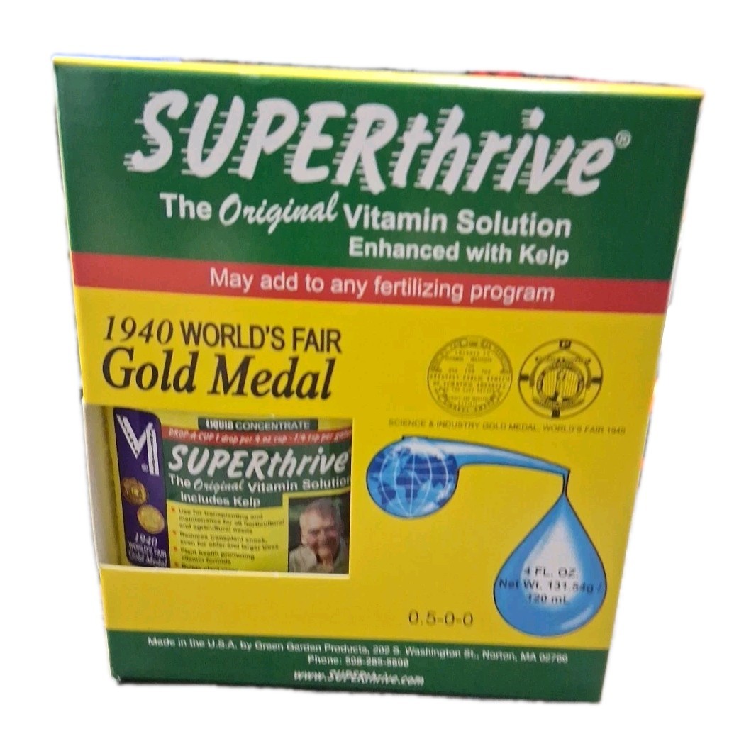 Superthrive – 4 Fl Oz The Original Vitamin Solution Enhanced w/ Kelp for Plants