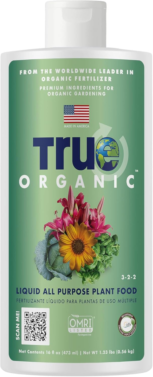 Liquid All Purpose Plant Food – Organic Fertilizer for Fruits, Flowers, Vegetabl