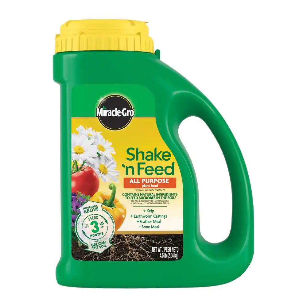 Shake N Feed All Purpose Plant Food 4.5 Lbs. for In-Ground and Container Plants,
