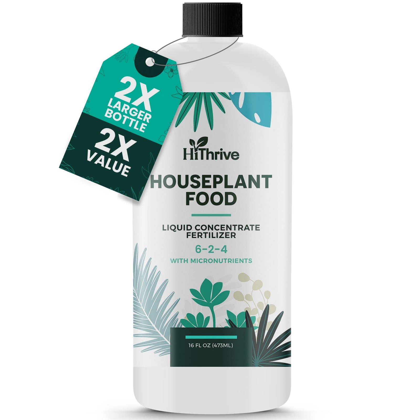 16oz Houseplant Fertilizer, All Purpose Indoor Plant Food – 16 oz (1 Pint)