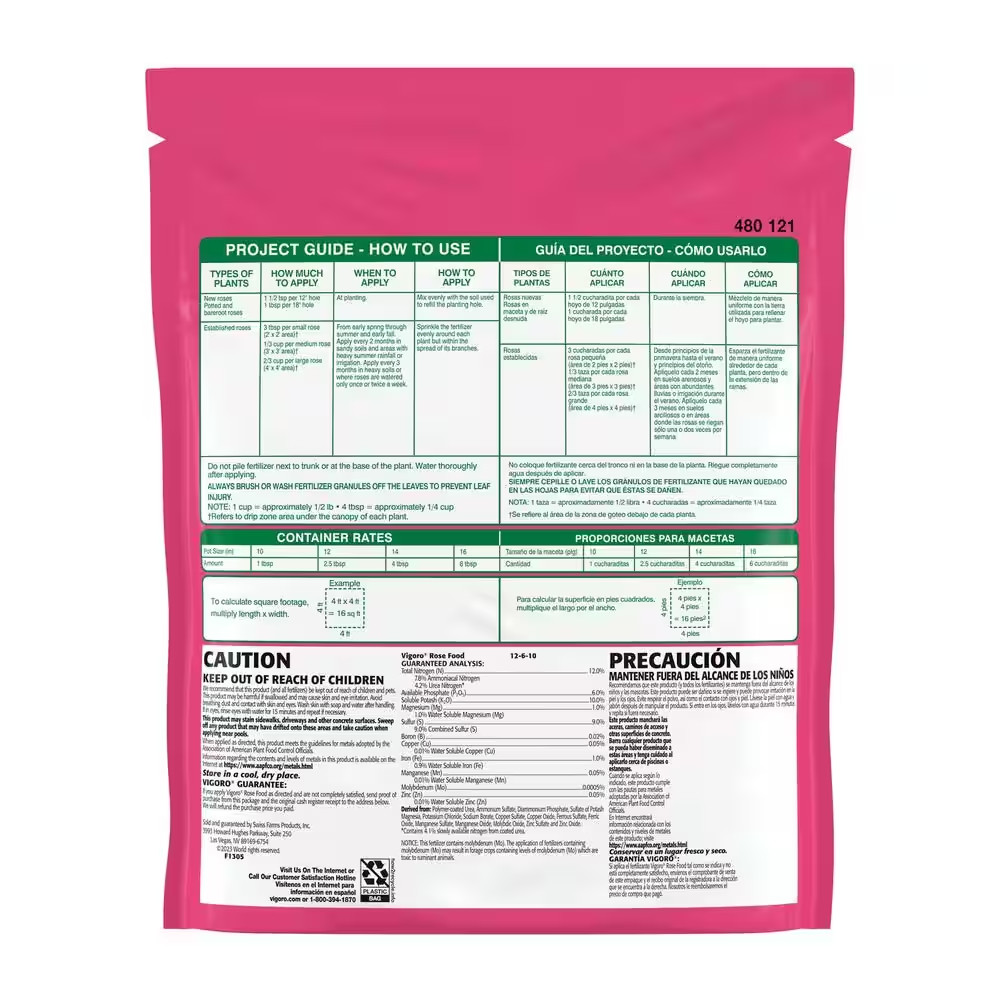 3.5 Lb. All Season Rose Plant Food (12-6-10)