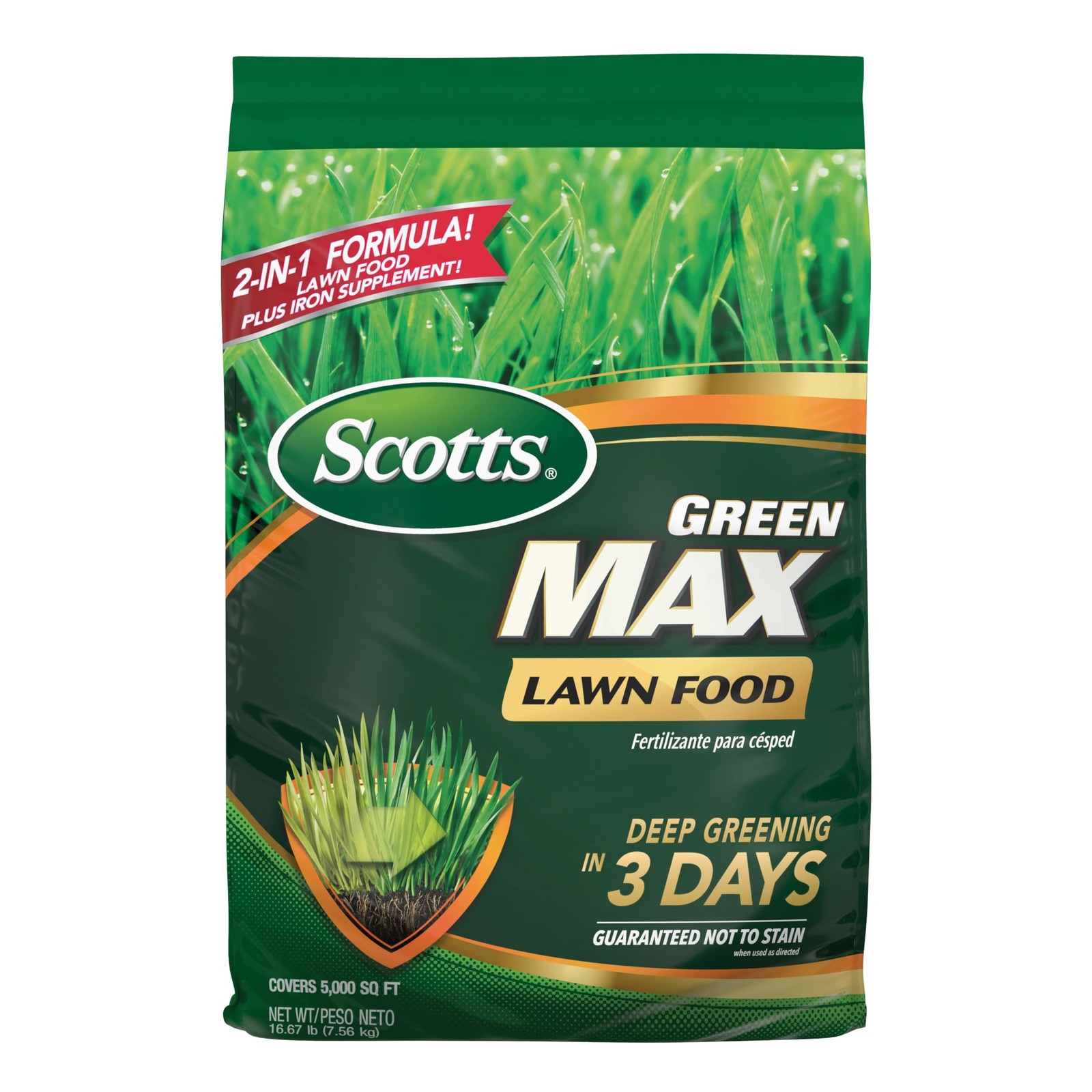 Spring Lawn Care – Scotts Green Max Food 5000 Sq Ft