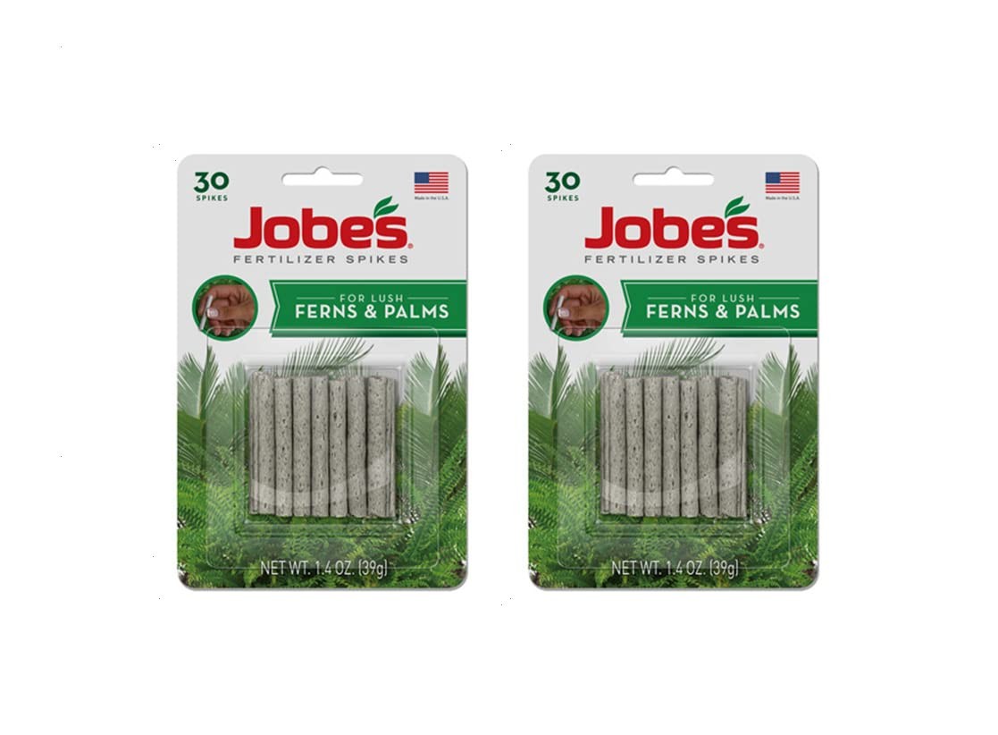 Jobe’s Fern & Palm Indoor Fertilizer Food Spikes – 2 Packs of 30-Pack 5101