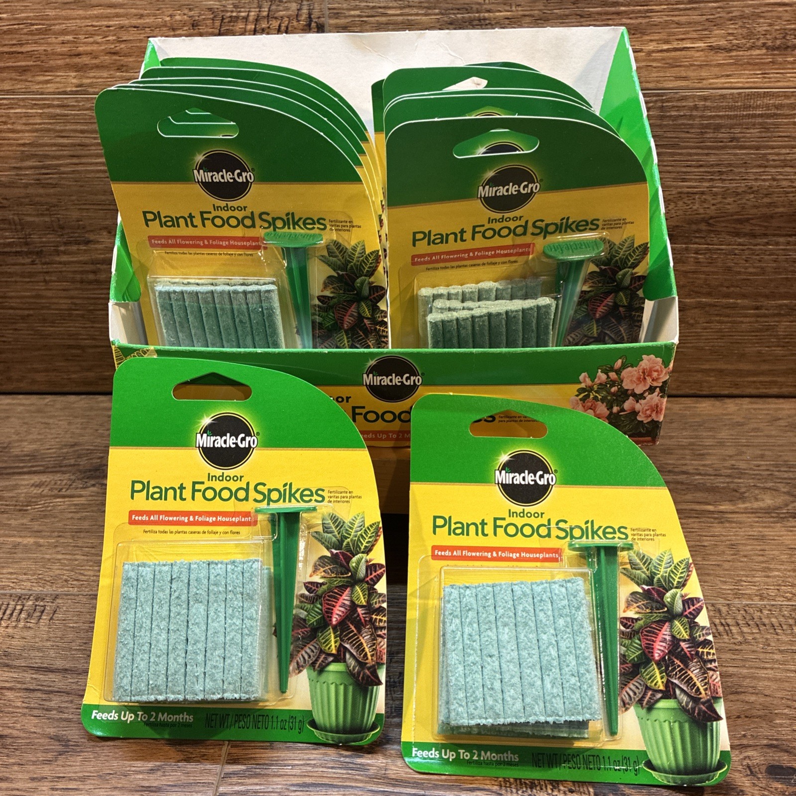12 Packs Miracle-Gro 1002522 Indoor Plant Food Fertilizer
