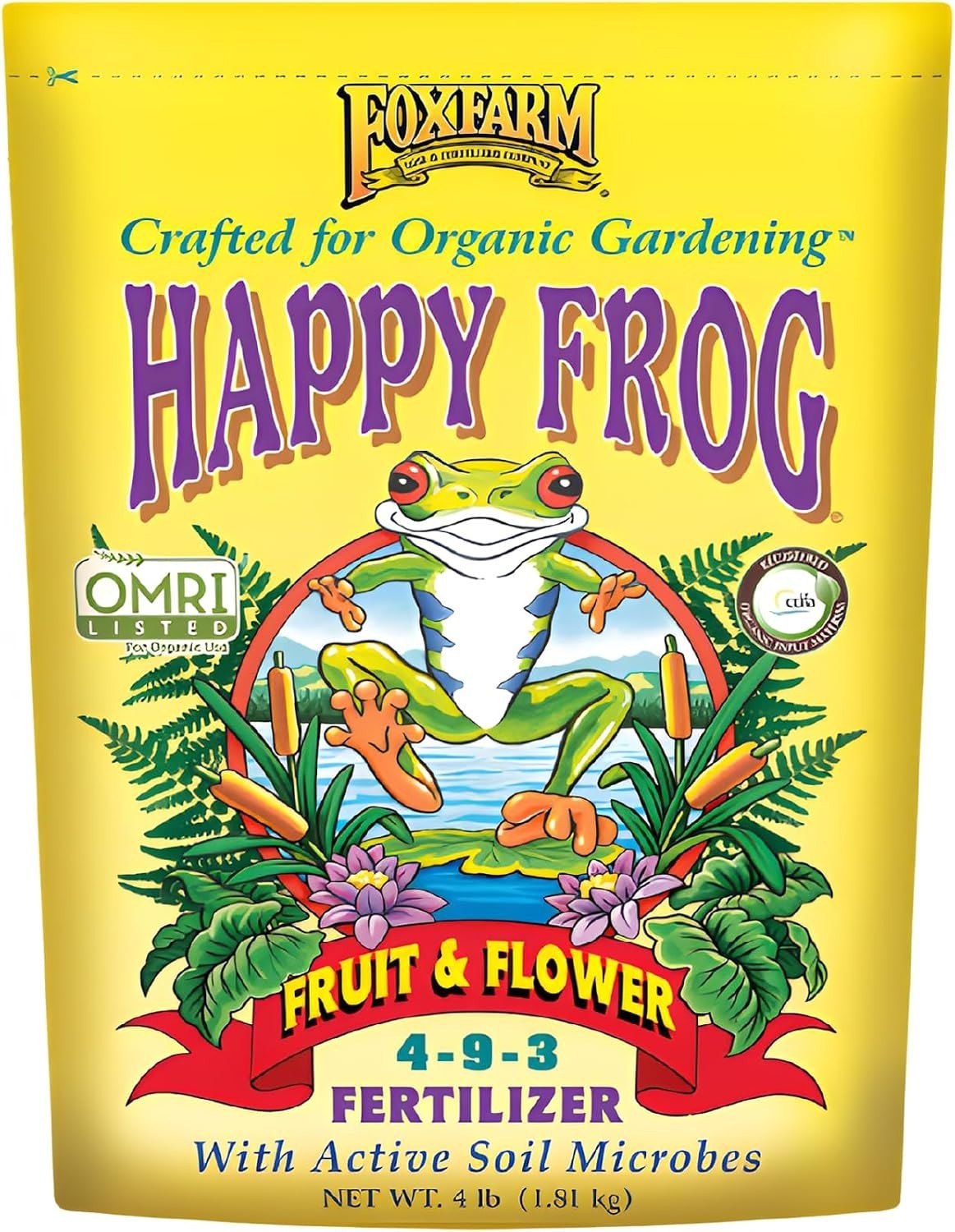 Happy Frog Fruit & Flower Fertilizer – Supports Abundant Fruit & Flowering – …