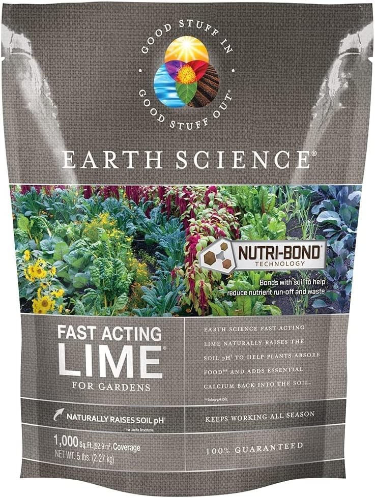 Fast Acting Lime Granules-5lb- Instantly Raise pH of Soil & Reduce Nutrient