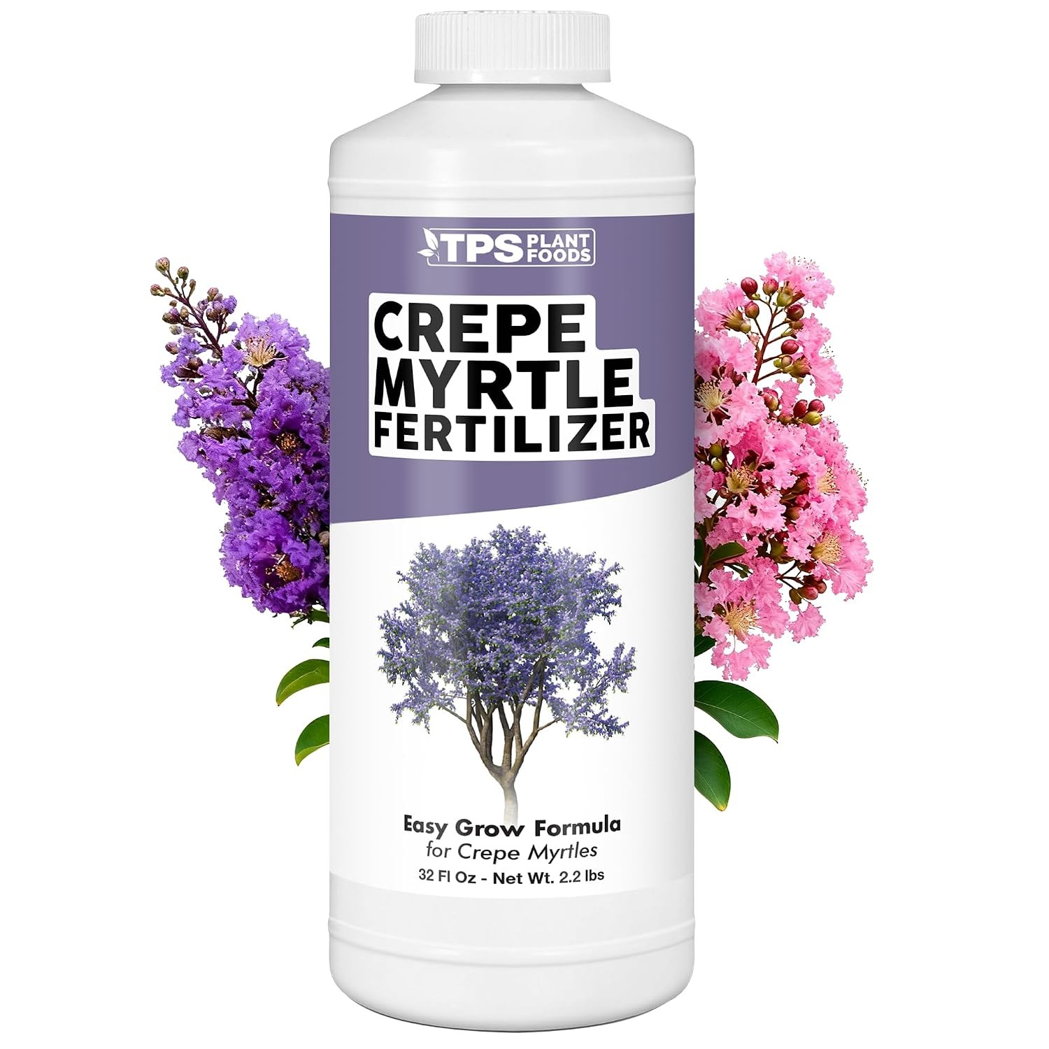 Crepe Myrtle Fertilizer – Liquid Plant Food More Blooms Vibrant Color Healthy
