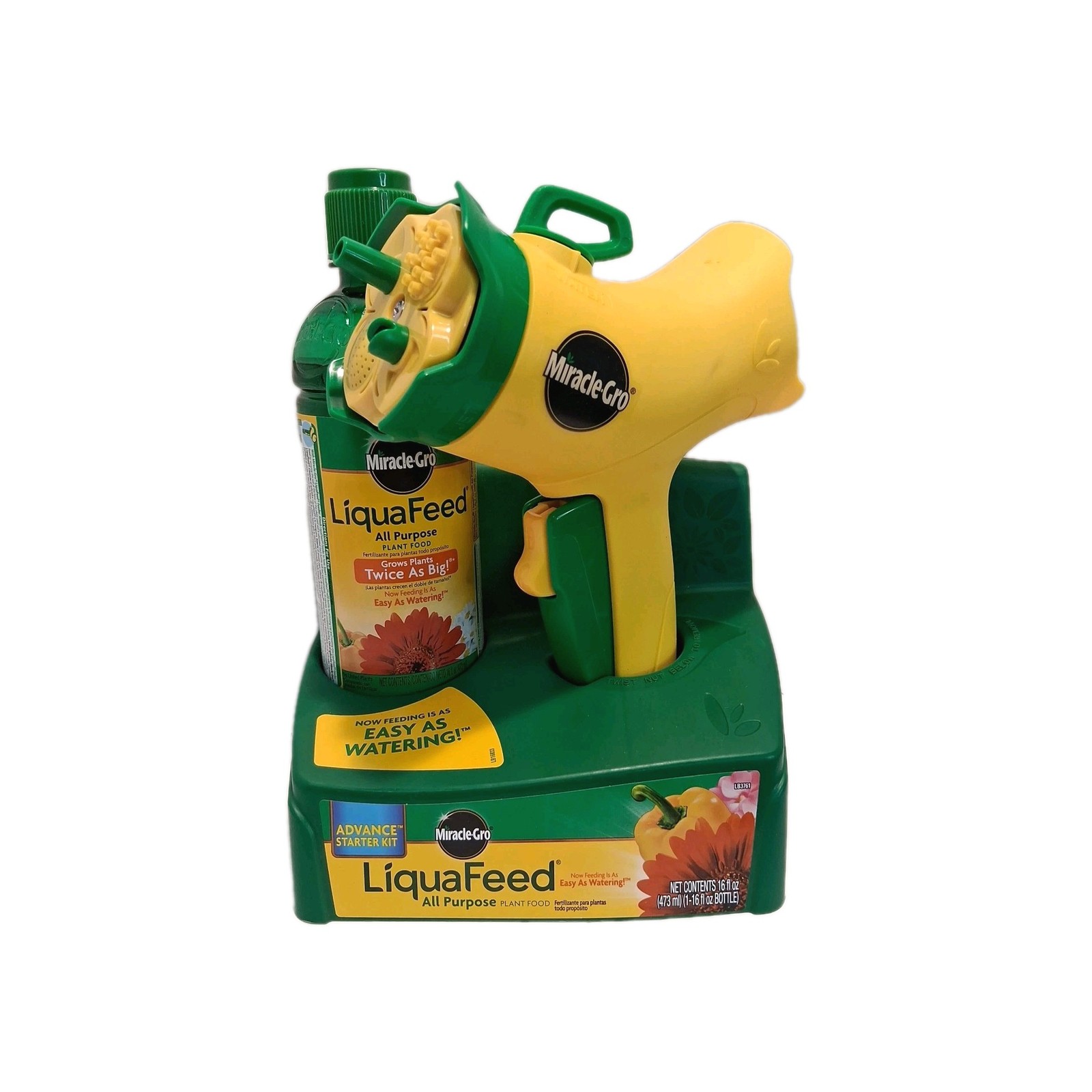 Miracle-GRO LiquaFeed Advance Starter Kit with Garden Feeder with 16 oz. Bottle