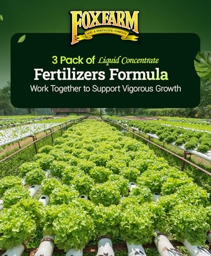 FoxFarm Hydro Liquid Trio Pack Plant Fertilizer – 3 Quart Bottles