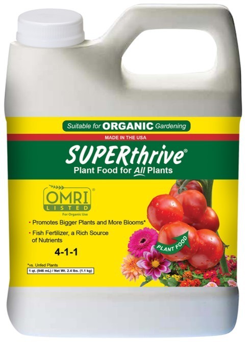 SUPERthrive Liquid Organic All Purpose Plant Food 4-1-1 – 1 Qt.