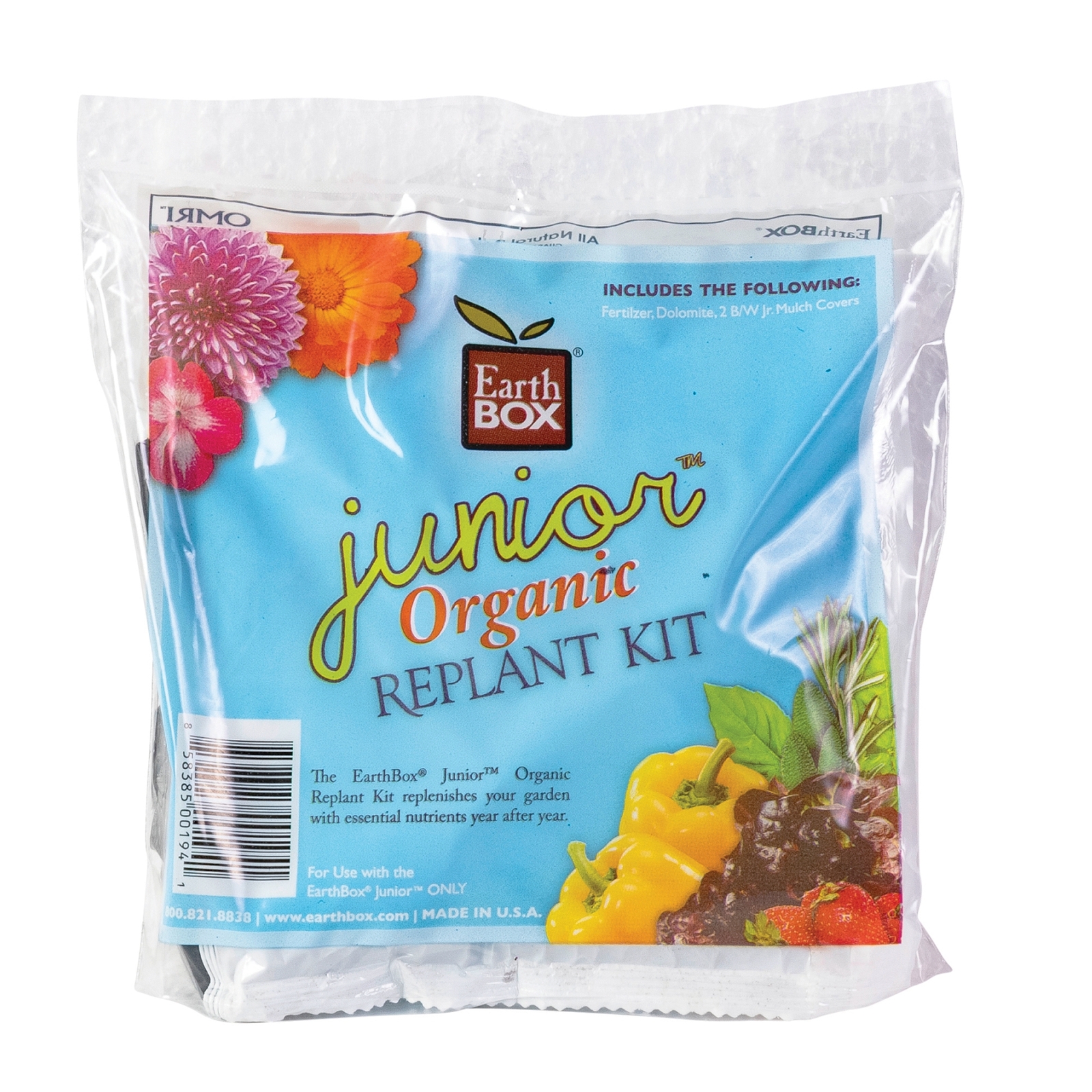 Novelty EarthBox 81103 Junior Replant Kit, Fertilizer Pack, Natural (Pack of 1)