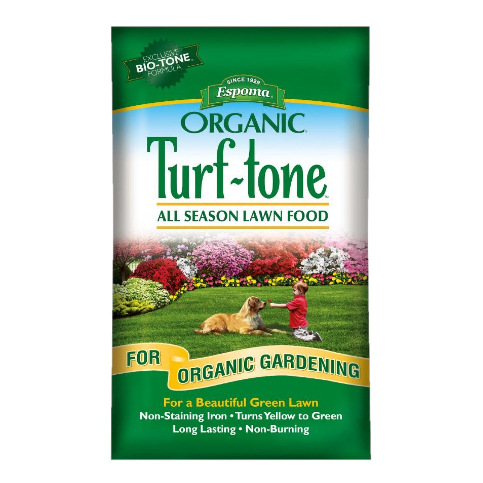 Espoma Turf-Tone All Season Lawn Food Fertilizer, 14lbs