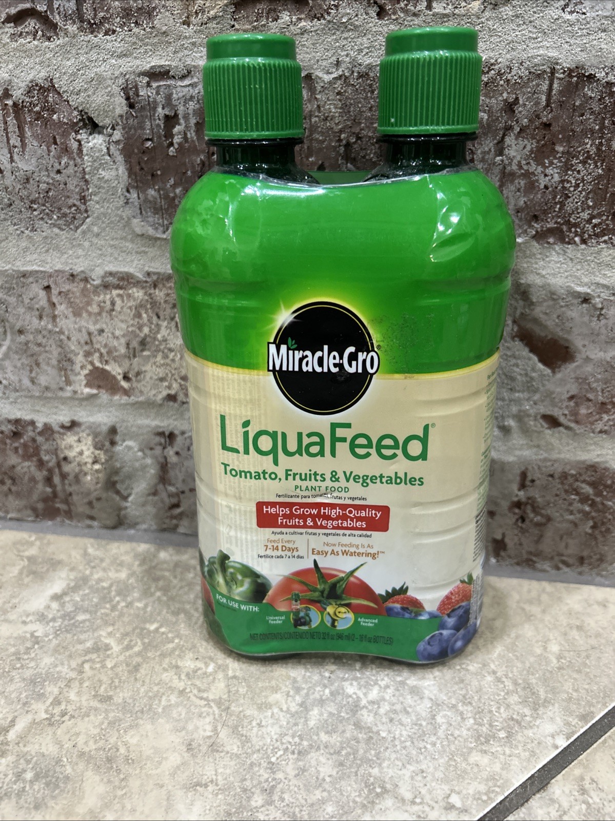 LiquaFeed 16 oz. Liquid Tomato, Fruits and Vegetables Plant Food Refills 2-Pack