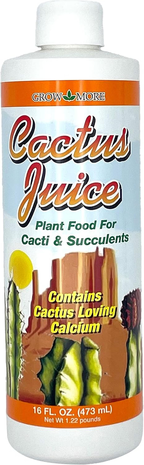 Cactus Juice (1-7-6) – 16Oz of Succulent Fertilizer – Cactus Food for Growth & R