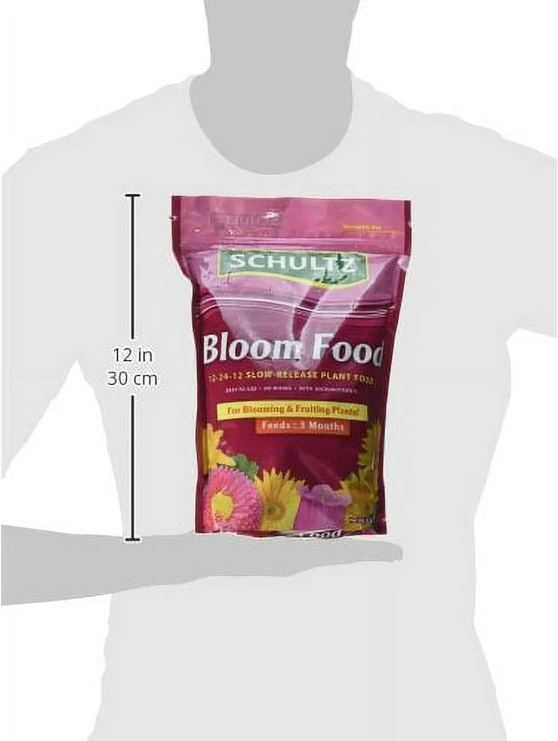 Slow-Release Bloom Fertilizer 3.5 Lb for Roses, Annuals, Perennials