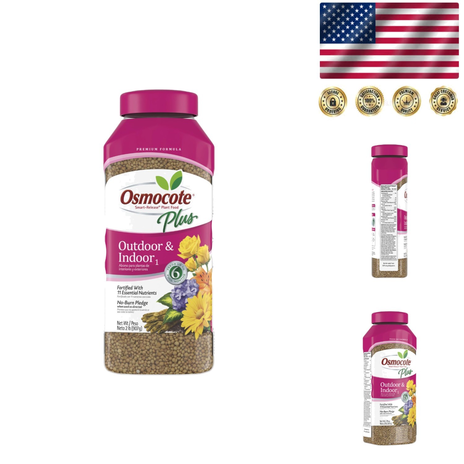 Granular Plant Food Plus 2 lbs – Continuous Release for Indoor & Outdoor Use