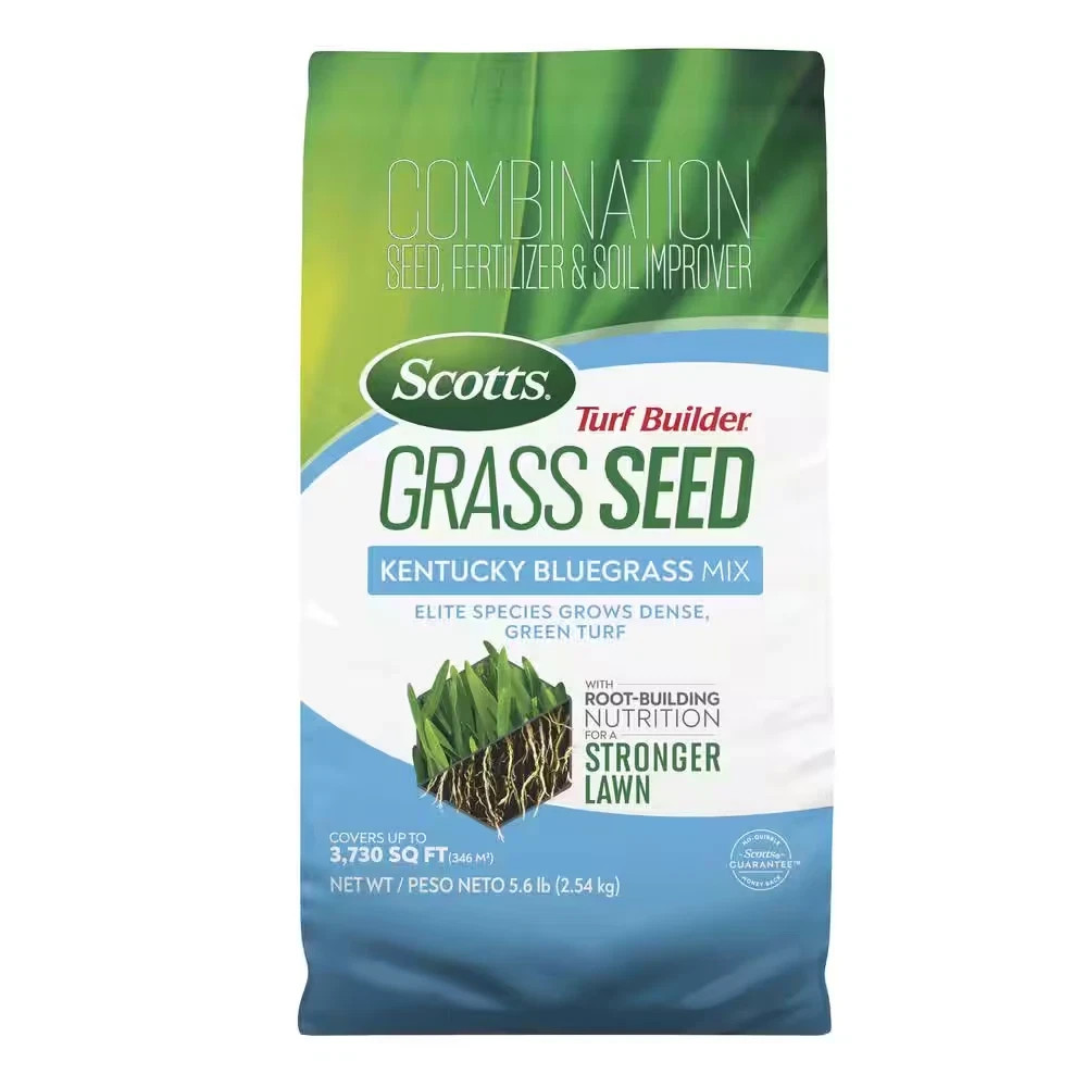 Turf Builder 5.6 Lbs. Grass Seed Kentucky Bluegrass Mix with Fertilizer and Soil