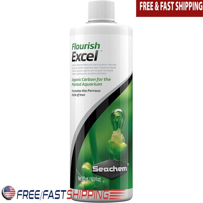 Organic Carbon Plant Fertilizer Liquid Iron Booster Aquatic Plants 500mL New