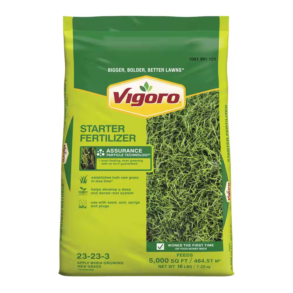 16 Lbs. 5,000 Sq. Ft. Starter Fertilizer for Growing New Grass