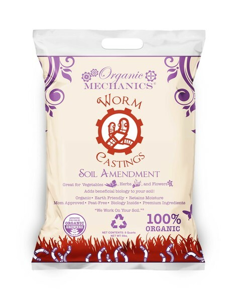 Organic Mechanics Worm Castings Soil Amendment, 5lb