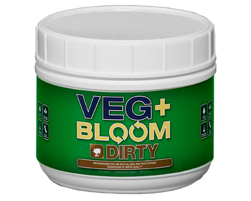 Veg+Bloom Dirty Formulated Nutrient Powder Soil and Peat Hydroponic Research