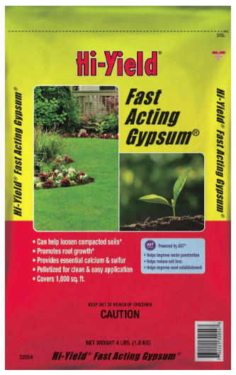 VPG Fertilome Hi-Yield Fast Acting Gypsum Root Growth Soil Fertilizer 4lbs NEW