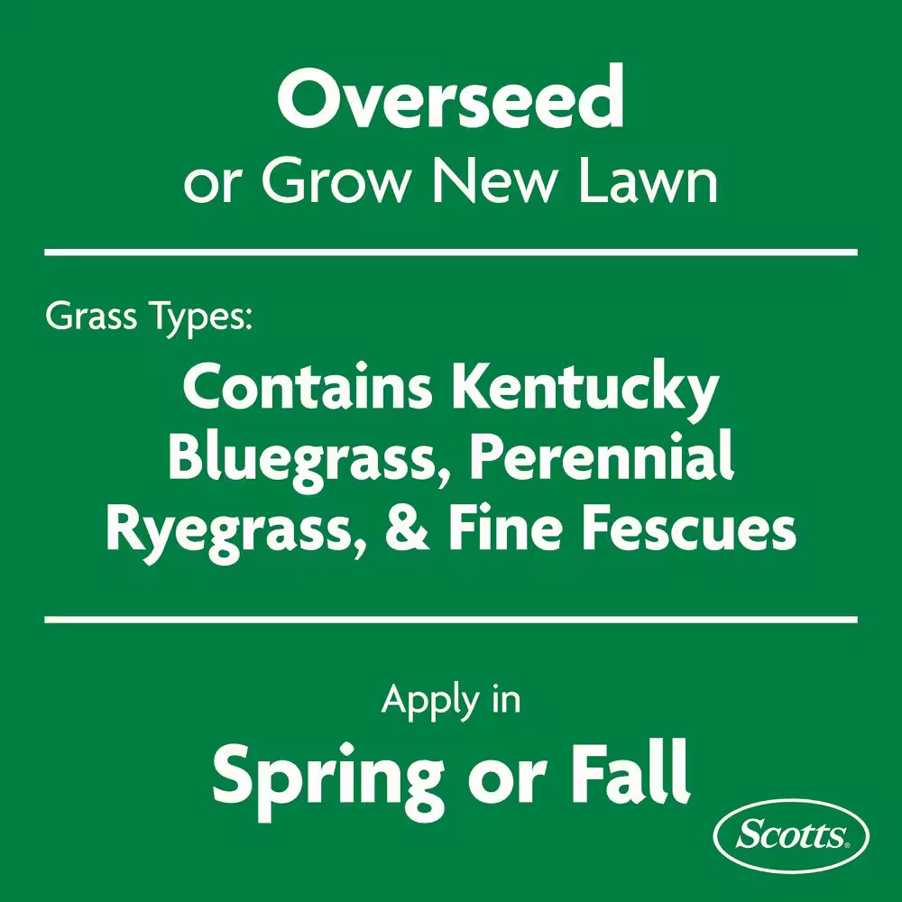 Turf Builder 16 Lbs. Grass Seed Northeast Mix with Fertilizer and Soil Improver,
