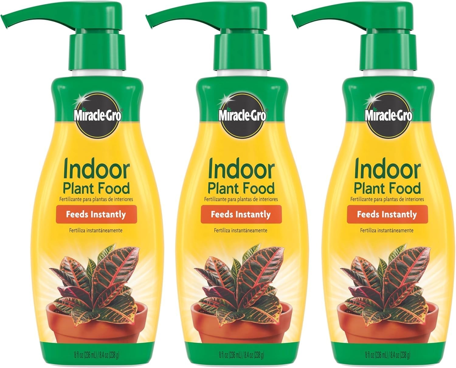 Houseplant Food, 8-oz. 3 pack