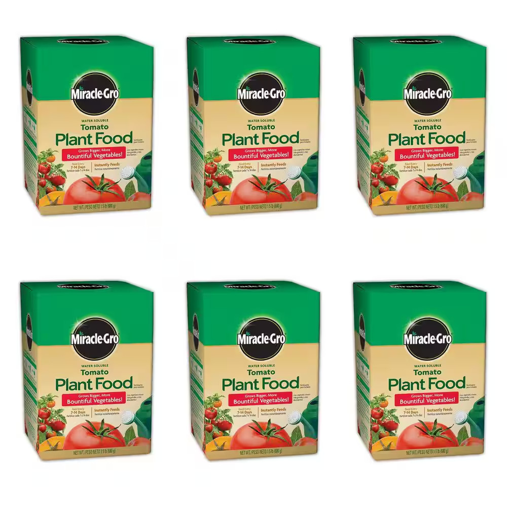 Water Soluble Tomato Plant Food 1.5 Lb. for Tomatoes, Squash, Peppers, Cucumbers