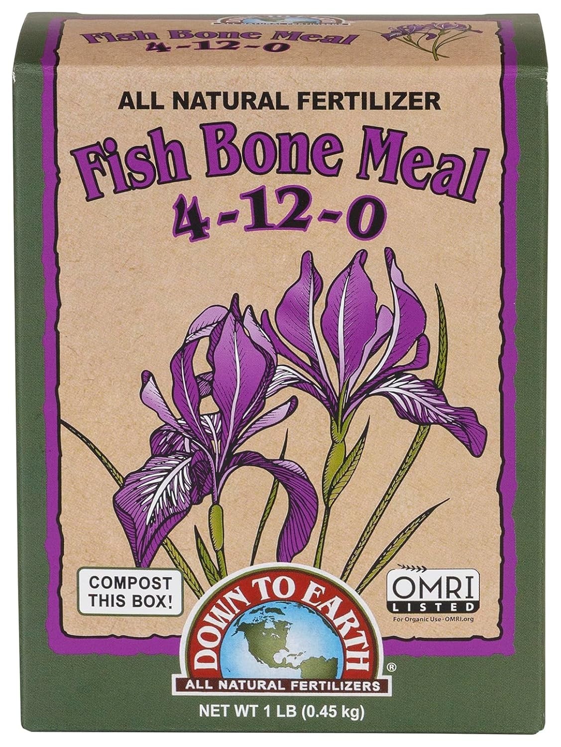 Organic Fish Bone Meal 4-12-0 – High Phosphorus Plant Food for Flowering Plants