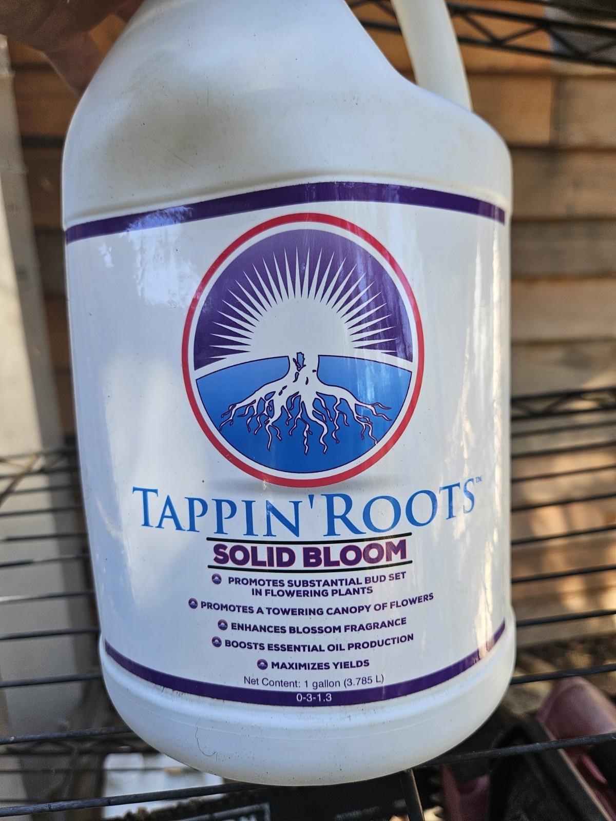 Tappin’ Roots Solid Bloom NEW 1 gallon – Tappin Hydroponics Organic Gardening