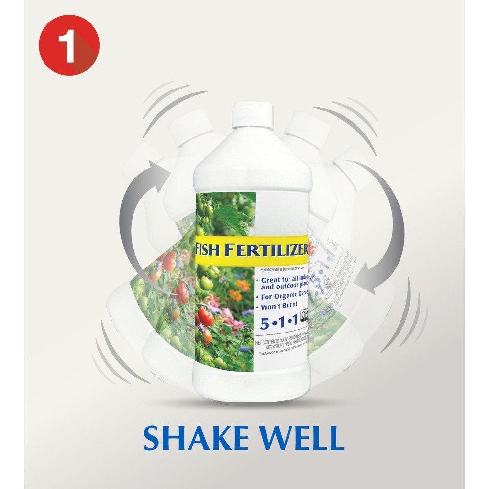 Fish Emulsion Plant Food, 5-1-1 Fertilizer