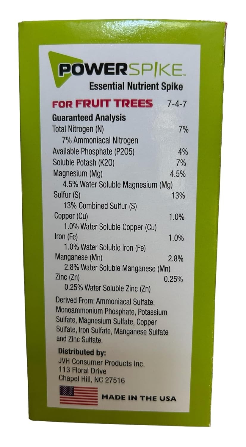 Fertilizer Spike for Apple, Peach, Orange Trees – 10