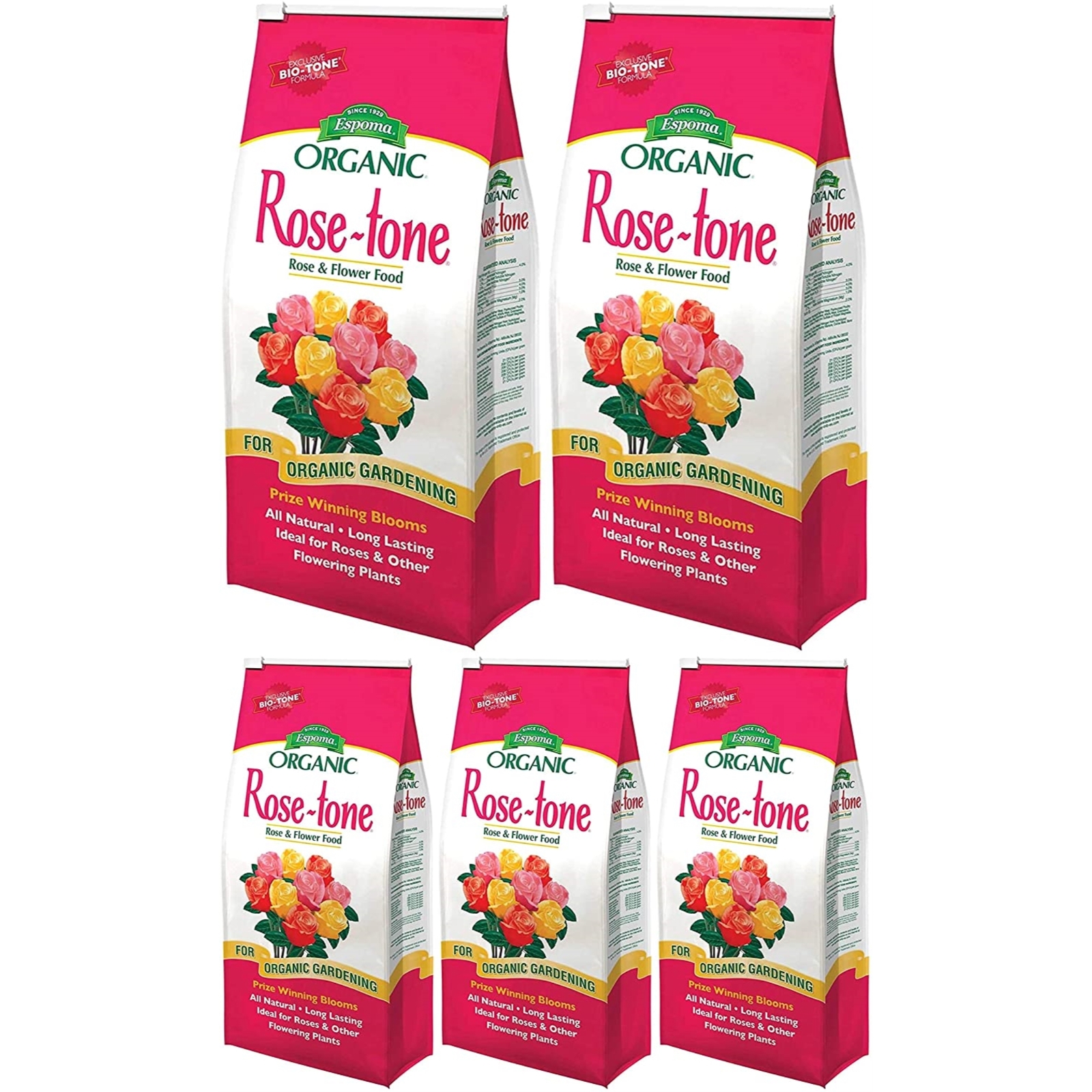 Espoma (#RT4) Rose-Tone 4-3-2 Plant Food, 4# (5 Pack)