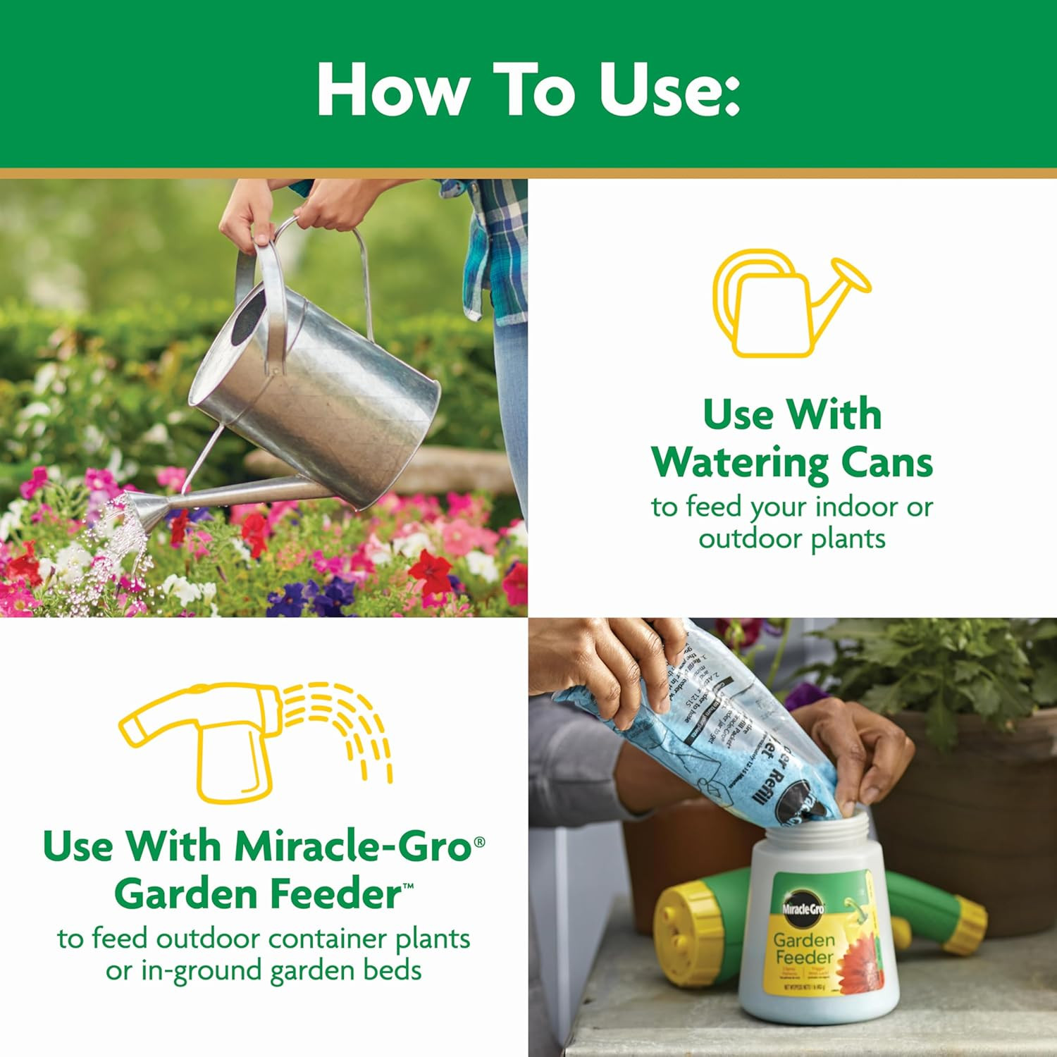 Miracle-Gro Water Soluble All Purpose Plant Food – Fertilizer for All Indoor