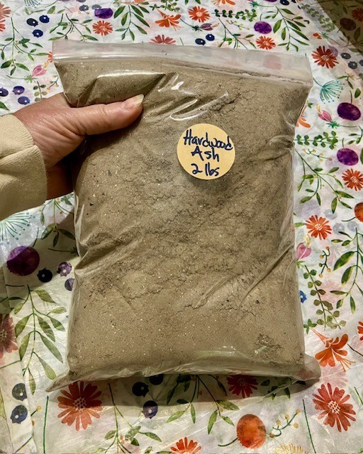 Two Pounds Clean Sifted Hardwood Ash
