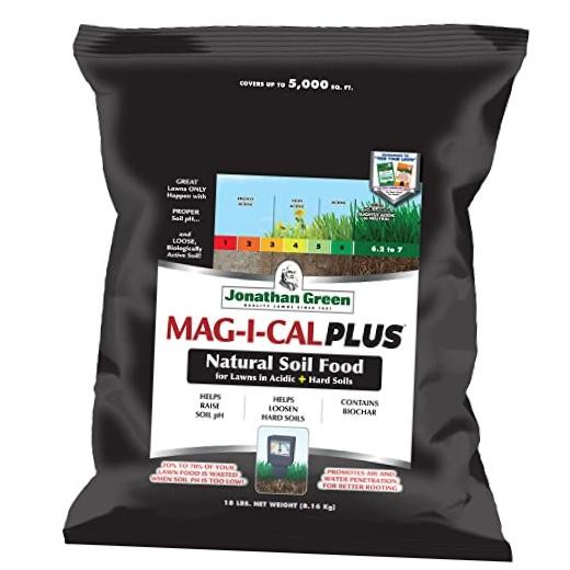 (11354) Mag-I-Cal Plus Soil Food for Lawns in Acidic & Hard 5,000 Sq. Ft.