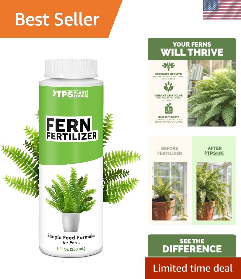 Fern Fertilizer – Liquid Plant Food for Lush Growth & Green Fronds, 8 oz