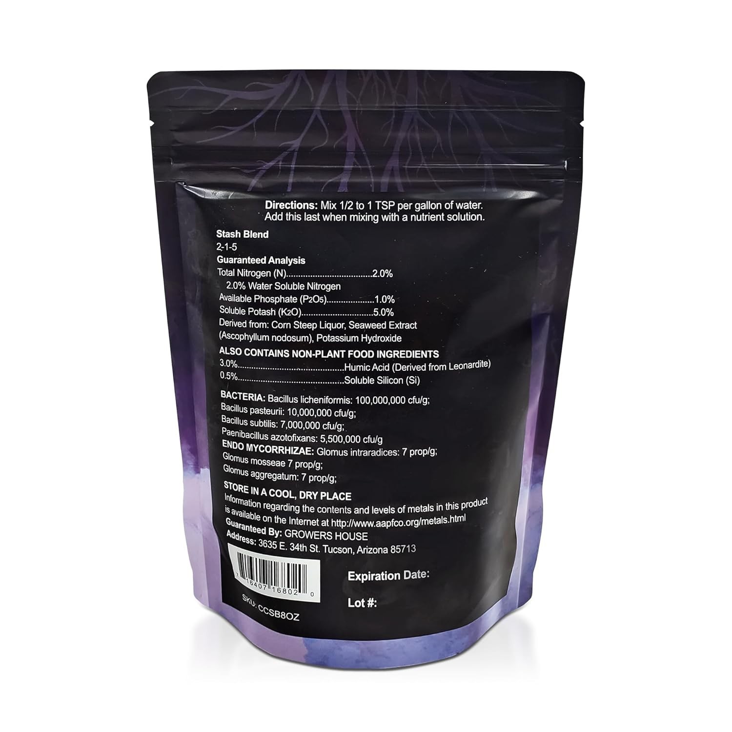 Stash Blend Premium Plant Additive Root Hormone for Plants – with Corn-Steep Liq