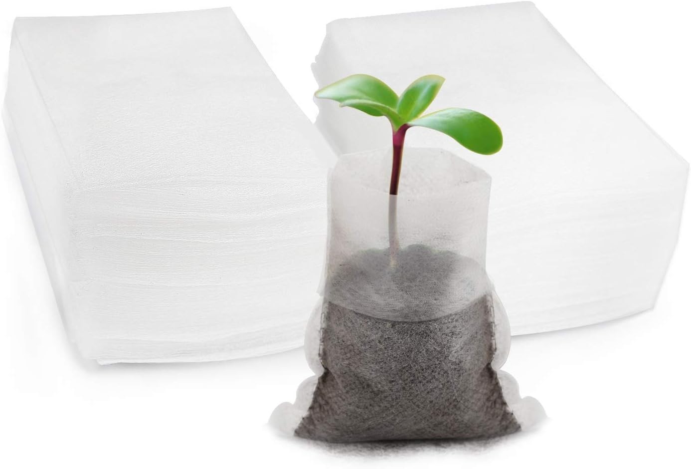 Non-Woven Nursery Bags, 200PCS 5×6 inch Fabric Planter for Plants Tree Seedling,