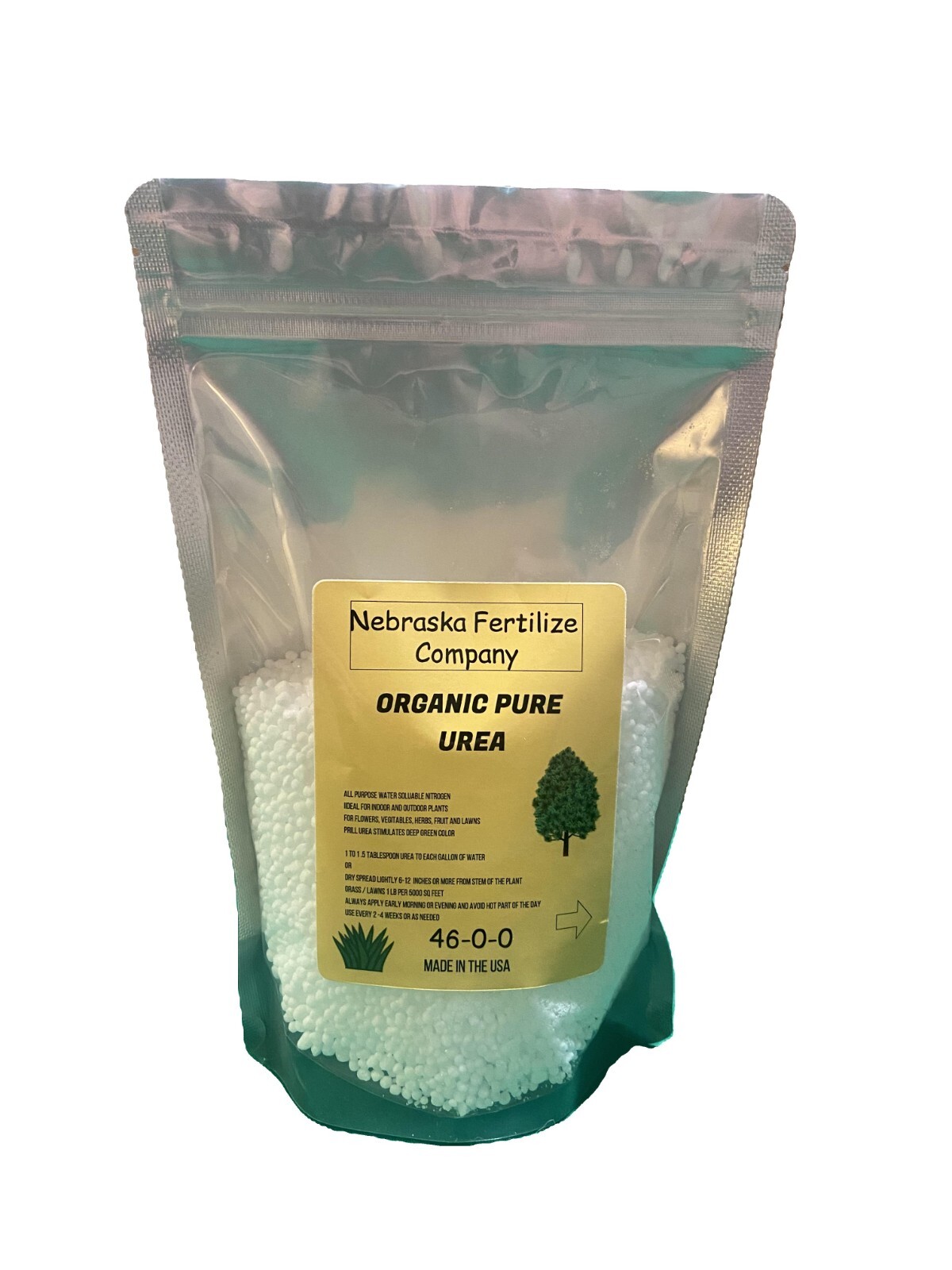 Nitrogen 46-0-0 Urea. Fertilizer great for lawns and vegetables. NEW LBL