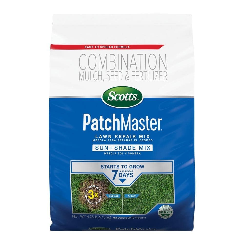 Shade Lawn Repair Mix Grass Seed Fertilizer 4.75 lbs Bag