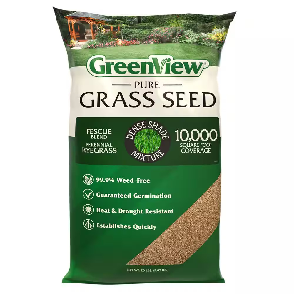 20 Lbs. Pure Grass Seed Dense Shade Mixture – Covers up to 10,000 Sq. Ft.
